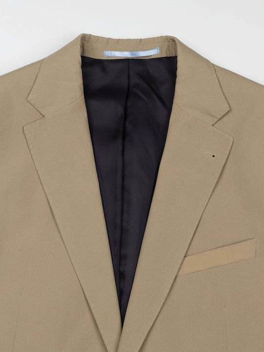 Men's Suit Jacket Beige