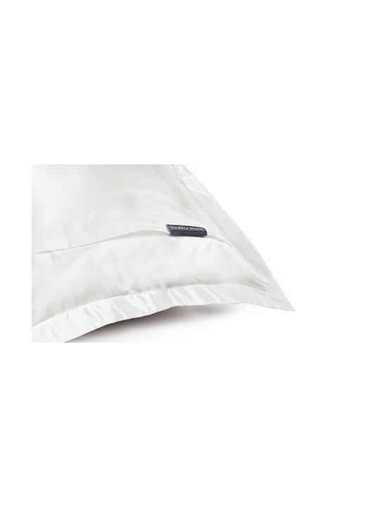 Valeria Home Μαξιλαροθήκη Λευκή 50x60εκ.