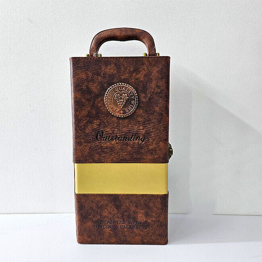 Elegante Eco-Leder-Box Mit Flasche Griff Merlot Pinot Noir Getränke/Wein-Kompositionen 3 Wein-Zubehör