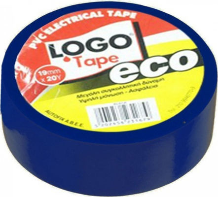 Logo Insulation Tape 19mm x 20m PVC Blue Blue