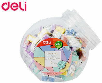 Deli Γόμα για Μολύβι (Διάφορα Χρώματα) 45τμχ