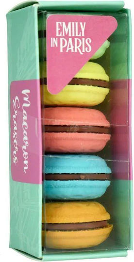 Gim Eraser Set for Pencil and Pen Emily In Paris 5pcs