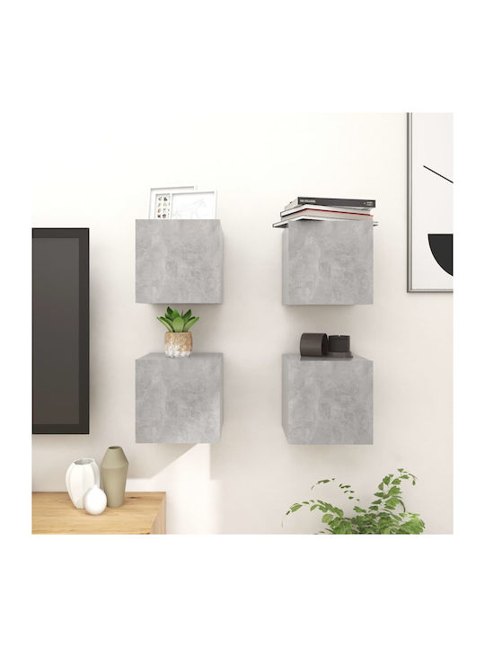 Wand Kremasto Noutlapi Salonio Apo Moiresanida Gray Skyrodematos 30.5x30x30cm