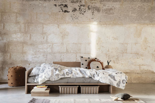 Ferm Living Χάρτινο Κουτί Αποθήκευσης με Καπάκι Καφέ 40x30x15cm 2τμχ