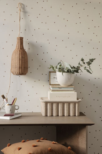 Ferm Living Χάρτινο Κουτί Αποθήκευσης με Καπάκι Καφέ 40x30x15cm 2τμχ