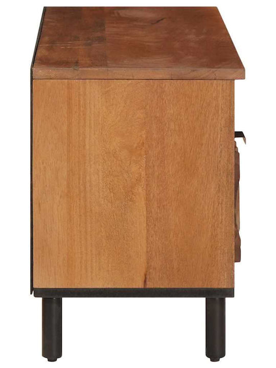 Шкаф за телевизор от Метал & Дърво Acacia Brown Finish Д100xШ33.5xВ46см