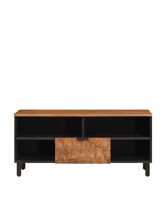 Шкаф за телевизор от Метал & Дърво Acacia Brown Finish Д100xШ33.5xВ46см