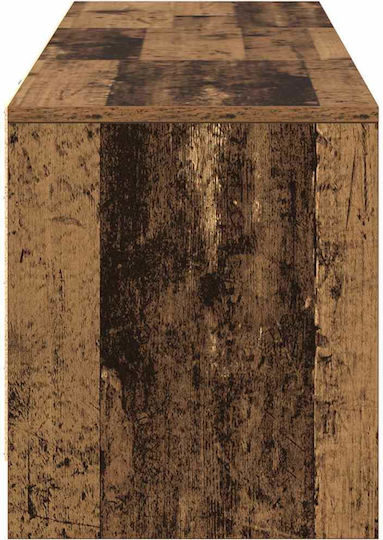TV-Ständer mit LED-Beleuchtung Alt Holz M140xT34xH40cm