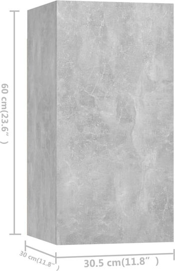 Living Room TV Unit Gray