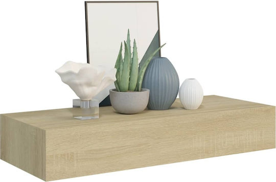 Oak Wall Shelves 2 Pieces 60x23.5x10 cm