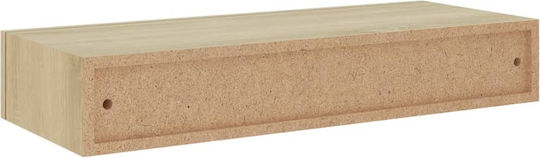 Oak Wall Shelves 2 Pieces 60x23.5x10 cm