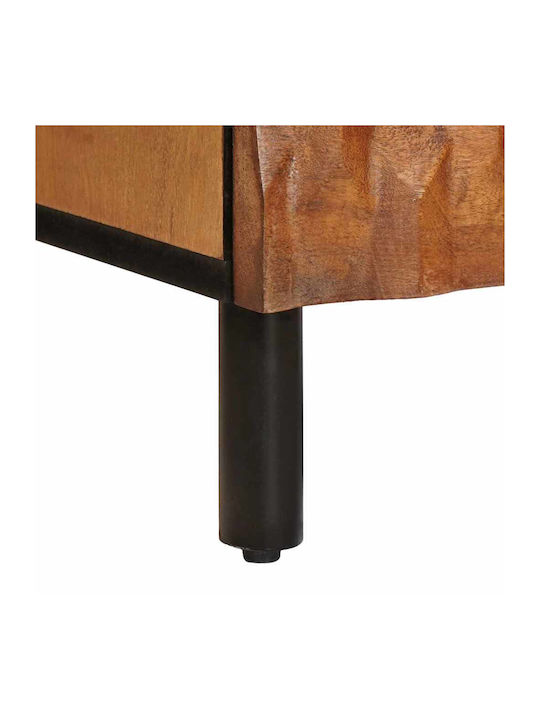 Nachttische Solid mango wood 2Stück 40x33.5x46cm
