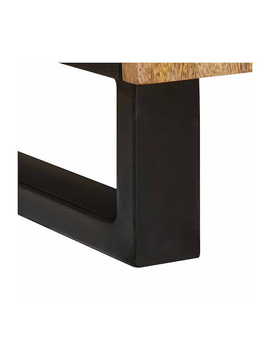 Wooden Bedside Table Solid Mango Wood 40x33.5x46cm