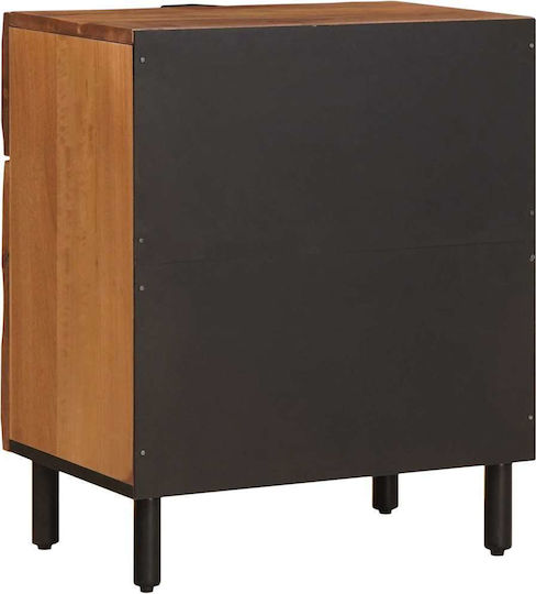 vidaXL Bedside Table Made of Solid Mango Wood 50x33x60cm