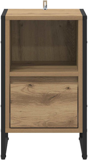 Комод Дървен Кафяв 39.5x30x50см
