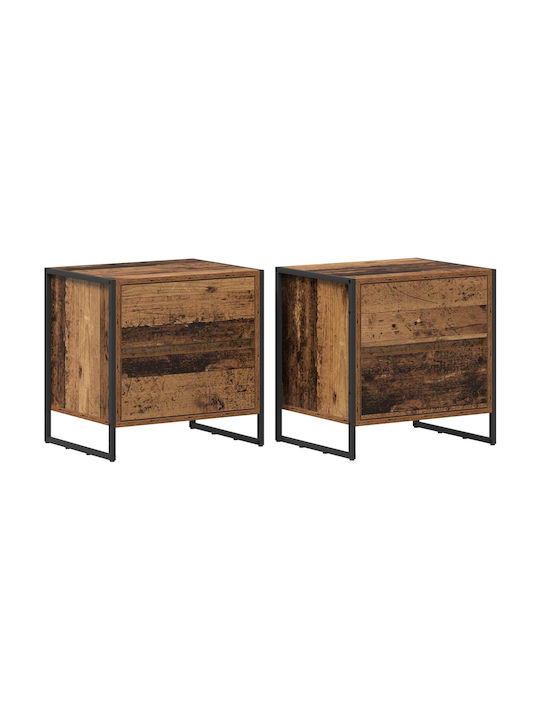 Noptiere Maro 2buc 50x39.5x50cm