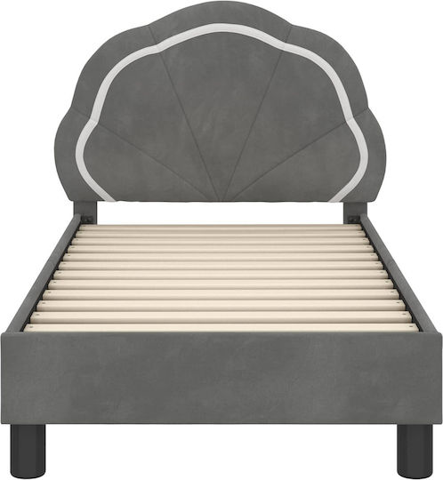 Kinderbett Einzeln Gray für Matratze 70x140cm