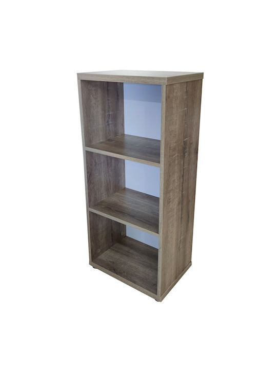 Bookcases Stepladder Gray 3 Pieces 42x30x123cm