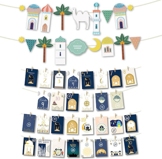 Set 2 Decorațiuni Pentru Perete Onehaus Ramadan Mubarak Calendar 30 Zile Set 2 Decorațiuni Pentru Perete Onehaus Ramadan Mubarak Calendar 30 Zile