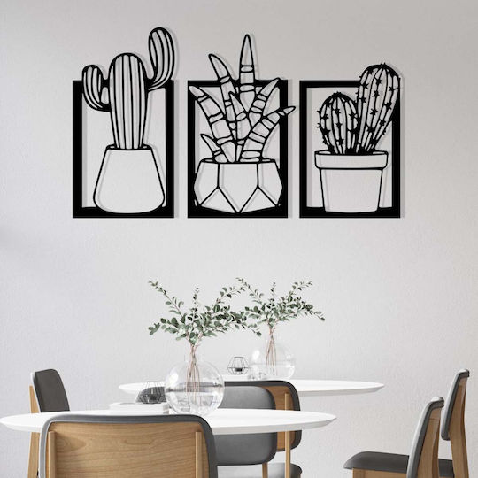 Wallity από Μέταλλο Nazen 49x29cm 3τμχ Wallity από Μέταλλο Nazen 49x29cm 3τμχ