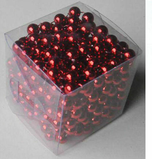 Iliadis Weihnachtliche Girlande Plastik Rot 400x0.8cm 1Stück