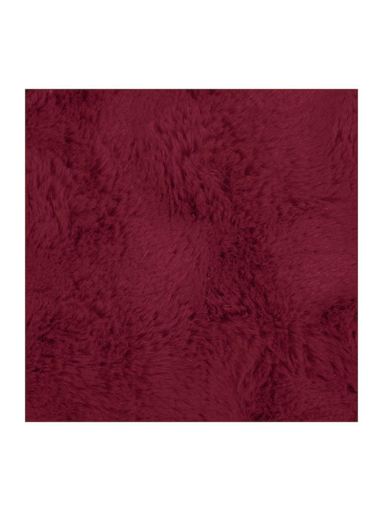 vidaXL Pelzige Decke Übergröße 240x270cm Türkis Rot