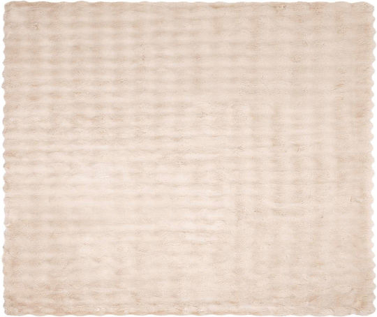 vidaXL Pătură Blănoasă Superdublă 220x240cm Bej