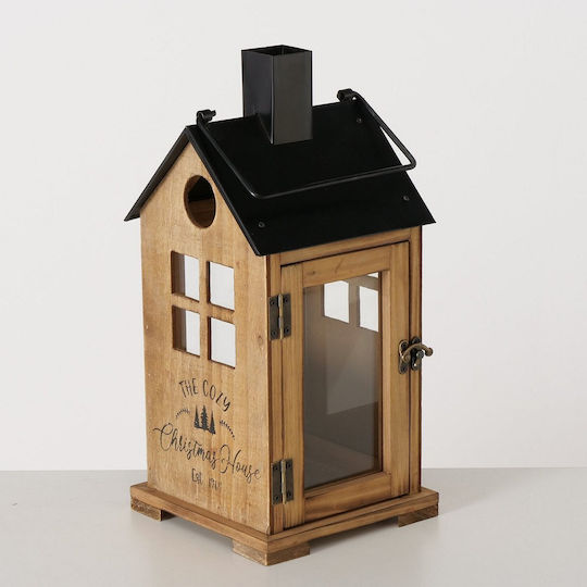 MSA Fanari Set/2 Home Holz Metallic Schwarz Farmer Indoor Set H37-54cm B18-24cm