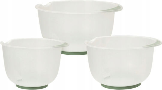 Excellent Houseware Set 3 Boluri de Amestecare Excellent Houseware Polipropilenă 1.5 2 2.5 L Transparent Roșu