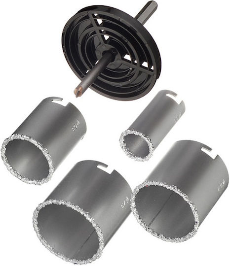 Keil Set Diamant Lochsägen Diamantkronen mit Durchmesser von 33mm bis 73mm für Holz, Ziegel, Fliese und Kunststoff 1000gr