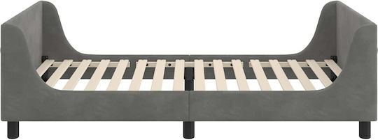 Kinderbett Einzeln Gray für Matratze 90x190cm