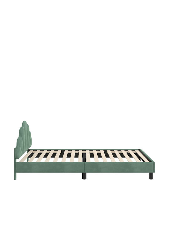 Kinderbett Klassisch Einzel mit Stauraum Hellblau für Matratze 90x190cm