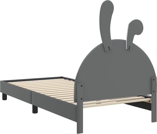 Kinderbett Einzeln Gray für Matratze 90x200cm