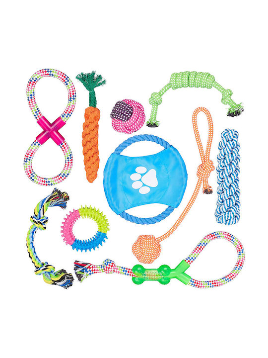 Relaxdays Set 10 Jucării pentru Câini Relax Days Multicolor