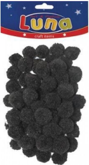 The Littlies Pom Pom Craft Red Set of 60pcs