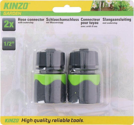 Kinzo 8711252122212 Conector rapid pentru țevi de apă 12.7mm Gri