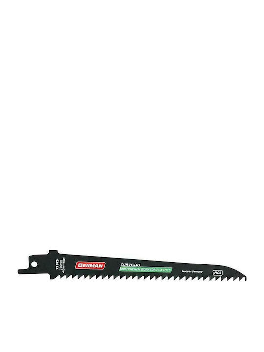 Benman 71875 Λάμες για Ξύλο 150mm 5τμχ