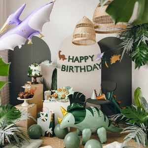 PartyDeco Wilde Dinosaurier Kuchenaufsätze 6 Stk