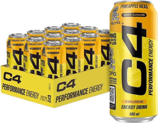 Cellucor Енергийна напитка Ананас с Газировка в Кутия 12x500мл