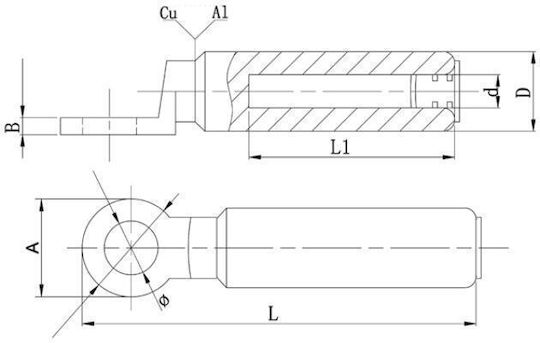 Ring Terminal Copper 6pcs 01.036.0567