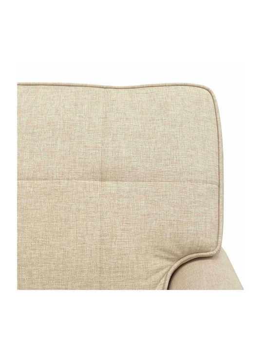 Modern Liegestuhl Beige M91xB157xH91cm