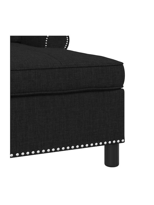 Moderner Liegestuhl Schwarz 91x157x91cm 42022932