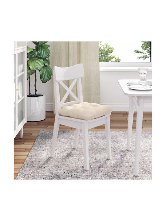vidaXL Perna De Canapea Bej 40x40cm