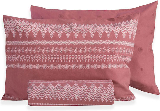 Nef-Nef Homeware Duvet Cover Cotton Single 170x240 Cleran Paprica