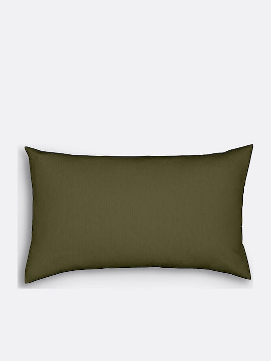 La Redoute Interieurs Kissenbezug-Set Khaki 60x40cm.