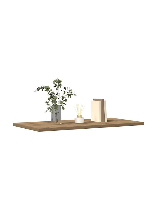 vidaXL Rectangular Raft de bibliotecă Placă din Lemn Agregat în culoarea Gri 60x40x1.5cm 805258 4buc