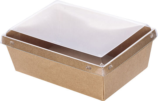 Intertan Σετ 25 Χάρτινα Κουτιά Τροφίμων Kraft 20x14x5εκ.