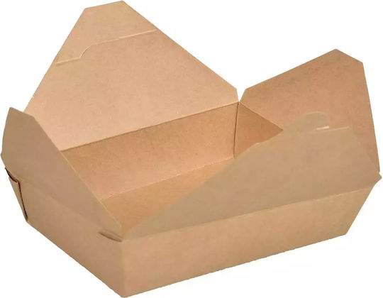 Σετ 100 Χάρτινα Κουτιά Kraft 19.5x14x4.8εκ.