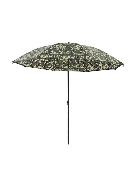 Garten & Terrassen Sonnenschirm Bodenständer Metall Bunt mit Kurbel 2.1x2.1m 42006684