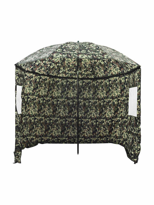 Garten & Terrassen Sonnenschirm Bodenständer Metall Bunt mit Kurbel 2.1x2.1m 42006684